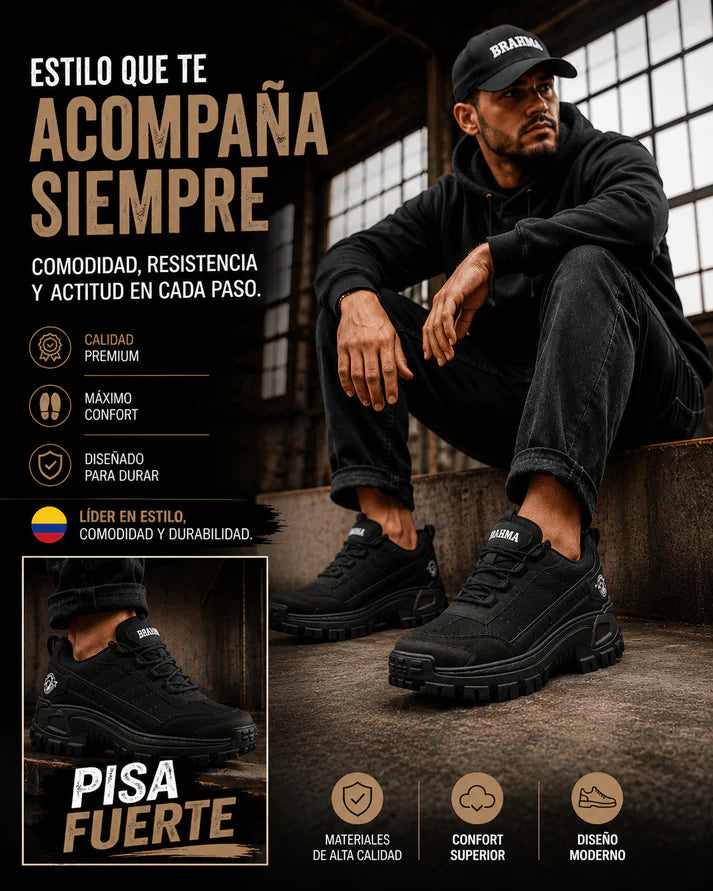 🔥 PROMO - Zapatos Brahma + Gorra Gratis 🎁